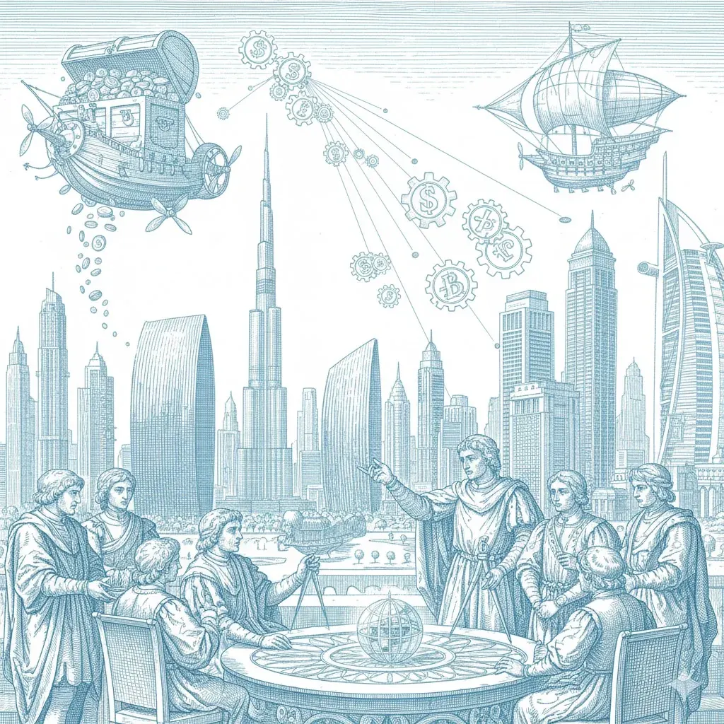 Text-heavy graphic about the 2025 UAE VC gold rush on a micro-cap IPO advisory page Text-heavy graphic about the 2025 UAE VC gold rush on a micro-cap IPO advisory page